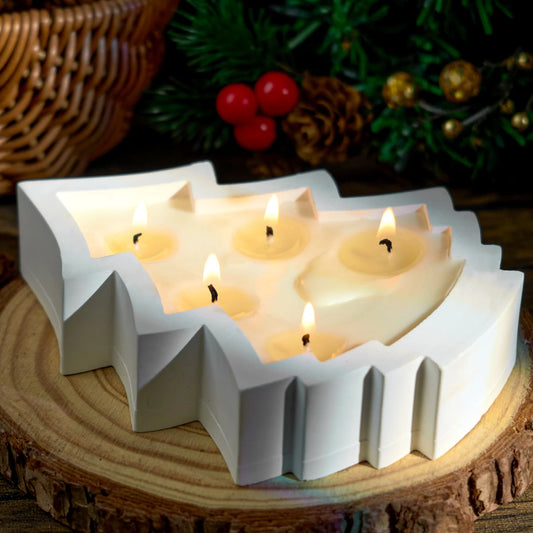  DIY Christmas Tree Candle Holder 1